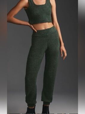 Anthropologie Daily Practice 2X Green Jogger Pants